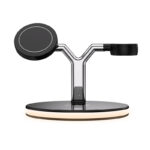 15W Wireless Fast Charging Three-In-One Fast Magnetic Wireless Charger - Image 3