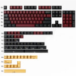 Capturer's New Product Original High Two-Color Molding Powder Black Blue Purple Red Black Blue Black With Two-Color PBT Mechanical Keycaps - Image 2