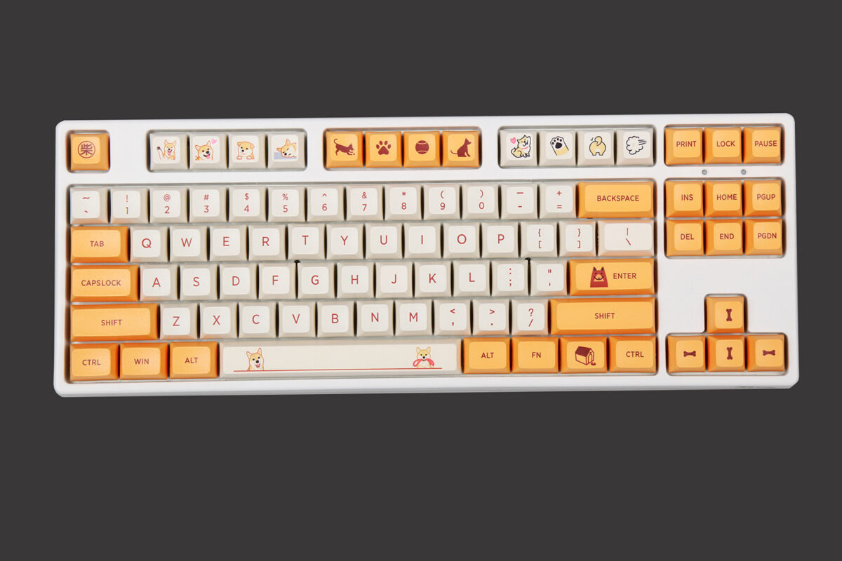 Ice Cream Macaroni Key Cap - Image 1