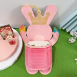 Three-Dimensional Music Card Pink Rabbit Birthday Gift - Image 3