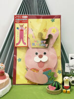 Three-Dimensional Music Card Pink Rabbit Birthday Gift - Image 5
