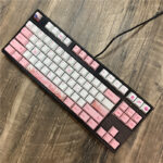 F-87 Mechanical Keyboard Type-C Line Isolated White PBT keycap - Image 2