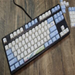 F-87 Mechanical Keyboard Type-C Line Isolated White PBT keycap - Image 5