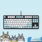 F-87 Mechanical Keyboard Type-C Line Isolated White PBT keycap - Image 4