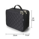 Large Capacity Double Deck Cosmetic Bag - Image 7