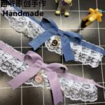 Pet Lace Bowknot Bib Small Dog Saliva Towel Light And Breathable - Image 5