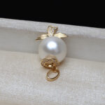 Gold Necklace Angel Through Hole Pendant - Image 4