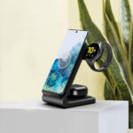 Compatible With , Fast Wireless Charger Three-in-one Bracket - Image 2