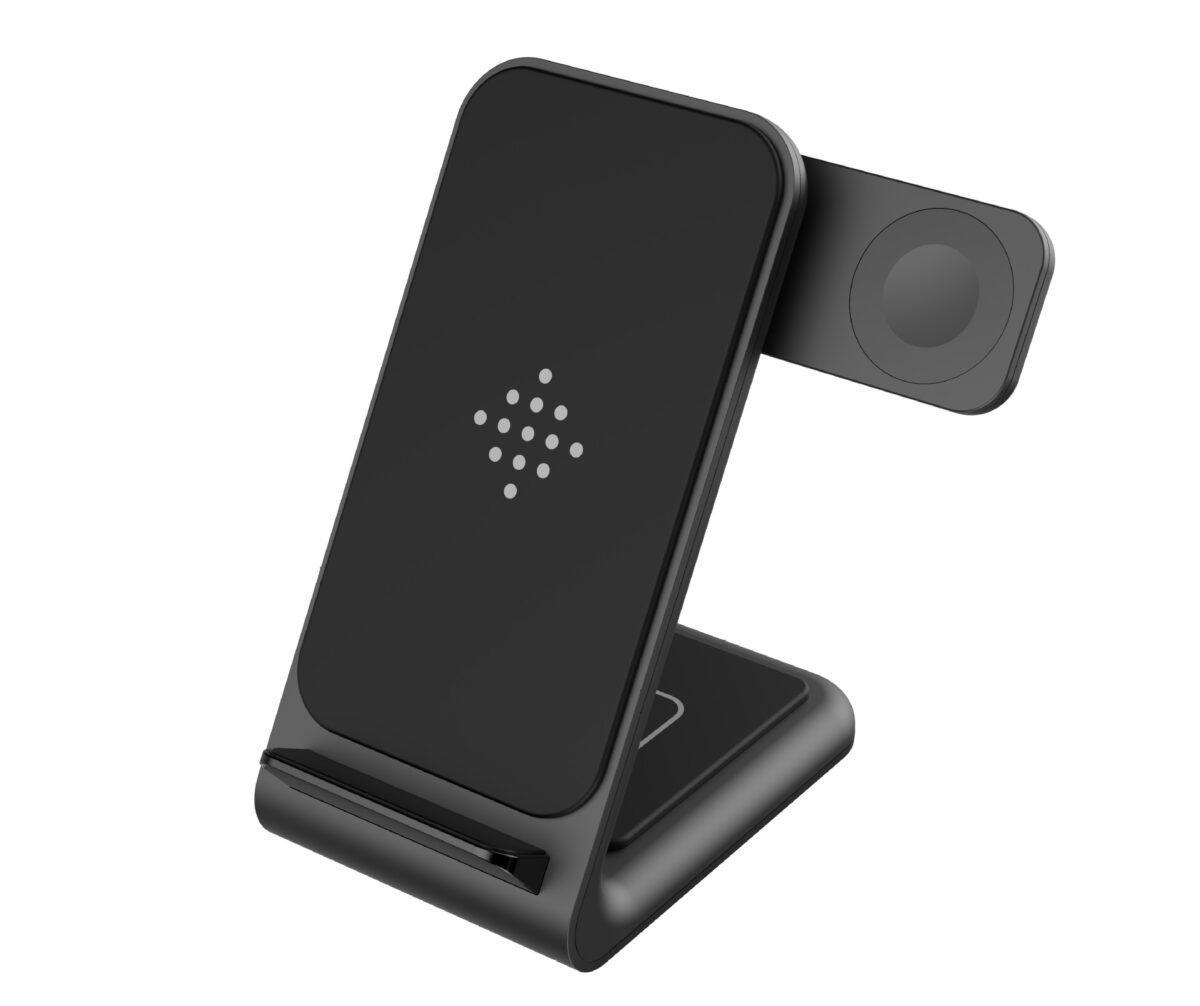 Compatible With , Fast Wireless Charger Three-in-one Bracket - Image 3