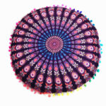 Ethnic Style Round Pillow Bed Head Waist Waist Car Waist Pillow Hug Pillowcase - Image 5