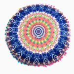 Ethnic Style Round Pillow Bed Head Waist Waist Car Waist Pillow Hug Pillowcase - Image 7