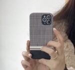 Compatible with Apple, Black houndstooth iPhone 11 phone case - Image 6