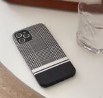 Compatible with Apple, Black houndstooth iPhone 11 phone case - Image 3