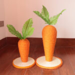 Cat Toy Radish Two-color Sisal Simulation Pet Supplies - Image 2
