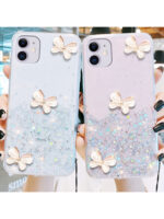 Compatible with Apple, Compatible with Apple , Ins Wind Glitter Butterfly Suitable For Iphone Case - Image 5
