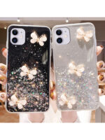 Compatible with Apple, Compatible with Apple , Ins Wind Glitter Butterfly Suitable For Iphone Case - Image 6