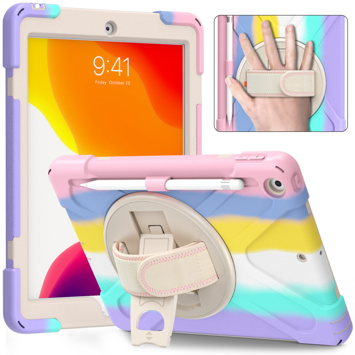 Flat Protective Cover New Colorful Powder Bracket Shell - Image 3