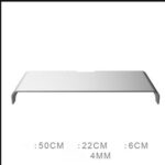 Aluminum Alloy Computer Monitor Increase Rack Desktop Storage Bracket Notebook Desktop Computer Elevated Base - Image 2