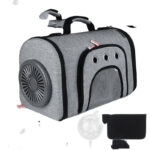 Pet Out Bag With Fan Side Mesh Ventilation - Image 6