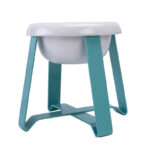 Pet Bowls Creative Antislip Cat Feeding Bowl Cat Food Bowl With Iron Stand 2 In 1 Pet Food Water Feeder Pet Feeding Supplies - Image 6