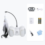 USB Charging Cat Remote Control Feather Smart Electric Balance Car Funny Cat Toy Electronic Pet Cat Toy Smart Cat Teaser Playing - Image 6