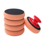 Sponge Handle Round Polishing Waxing Sponge Cleaning Maintenance Tool - Image 4