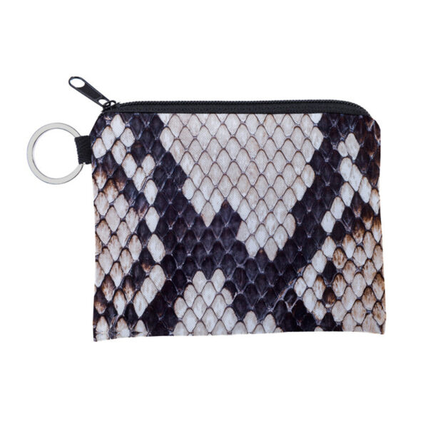 European And American Cross-border Snake Print Coin Purse Water Repellent Storage Bag Portable Key Case