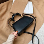Textured Bag Women's Fashion Messenger Bag Net Red Small Fragrant Style Small Square Bag - Image 4