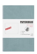 Soft leather Notebook aA6 Diary Portable Portable Small Notepad With Blank Page Number Pocket Book - Image 3