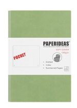 Soft leather Notebook aA6 Diary Portable Portable Small Notepad With Blank Page Number Pocket Book - Image 4