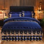Lace Bedskirt Bedclothes Mattress Cover Bedspread Pillowcases Home Textiles - Image 2