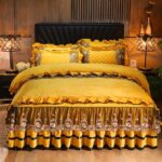 Lace Bedskirt Bedclothes Mattress Cover Bedspread Pillowcases Home Textiles - Image 5