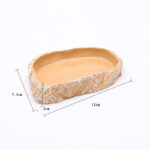 Water Tray Tortoise Lizard Gecko Horned Frog Sea View Aquarium Reptile Supplies - Image 2