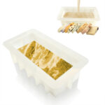 Silicone Thickened Soap Mold Handmade Soap Mold Rectangular Silicone Toast Mold Does Not Upset 1200ML Direct Sales - Image 3