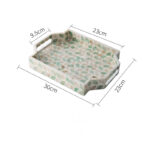 Household Storage Tray Creative Shell Rectangular Storage Tray Decorative Photography Swing Plate - Image 2