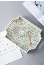 Household Storage Tray Creative Shell Rectangular Storage Tray Decorative Photography Swing Plate - Image 5