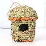 Creative Straw Birds Nest Handicraft Hand-Woven Straw Bird Cage - Image 4