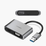 Hagibis USB 3.0 to HDMI-compatible VGA Adapter 4K HD Multi-Display 2in1 USB to HDMI-compatible Converter for Windows 7 8 0 OS - Image 6