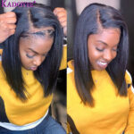Europe, America, African Wigs,Female Human Hair Wigs, Front Lace Real Wigs - Image 5