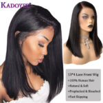 Europe, America, African Wigs,Female Human Hair Wigs, Front Lace Real Wigs - Image 2