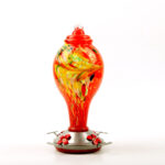 Factory Direct Hummingbird Water Feeder Bird Feeder Anti-Ant Hook Stained Glass Feeder - Image 2