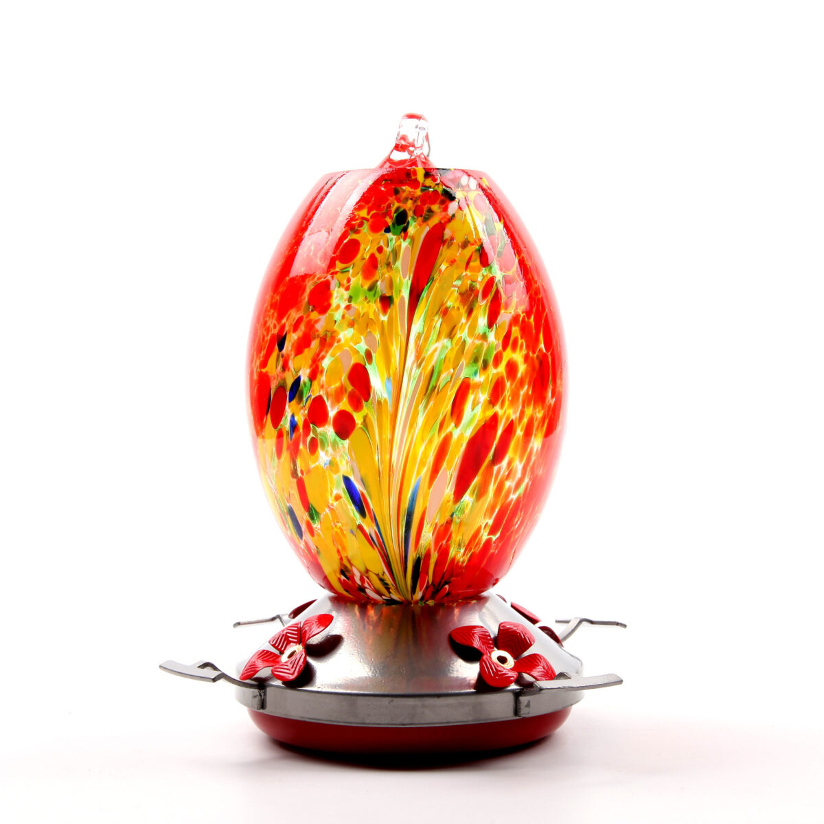 Factory Direct Hummingbird Water Feeder Bird Feeder Anti-Ant Hook Stained Glass Feeder - Image 5