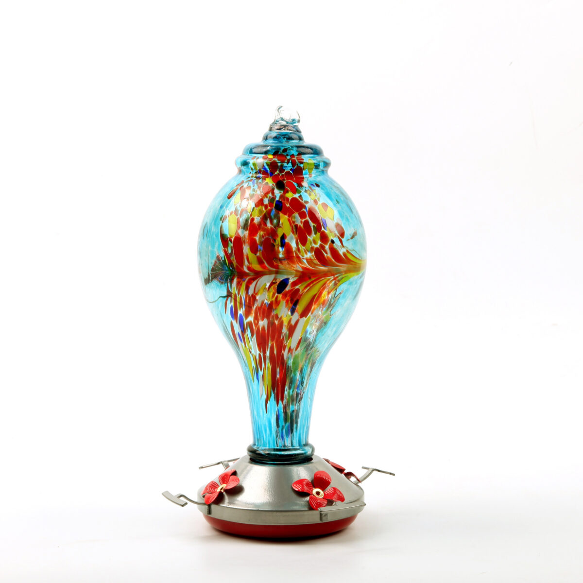 Factory Direct Hummingbird Water Feeder Bird Feeder Anti-Ant Hook Stained Glass Feeder - Image 4
