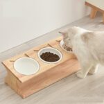 Ceramic Cat Food Bowl Rice Bowl Water Bowl Bowl Rack - Image 2