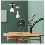 Light Luxury Marble Decoration Clock Home Desktop Clock Ornaments Modern Metal Seat Clock Ornaments Simple Quartz Clocks - Image 4