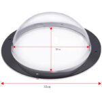 Acrylic Window Transparent Semi-circular Cover Pet Fence Window - Image 3