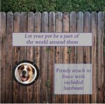 Acrylic Window Transparent Semi-circular Cover Pet Fence Window - Image 5