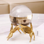 European Modern Copper Crystal Ball Home Furnishing Decoration - Image 5