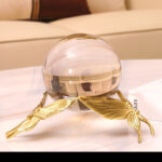 European Modern Copper Crystal Ball Home Furnishing Decoration - Image 3