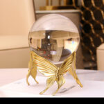 European Modern Copper Crystal Ball Home Furnishing Decoration - Image 4